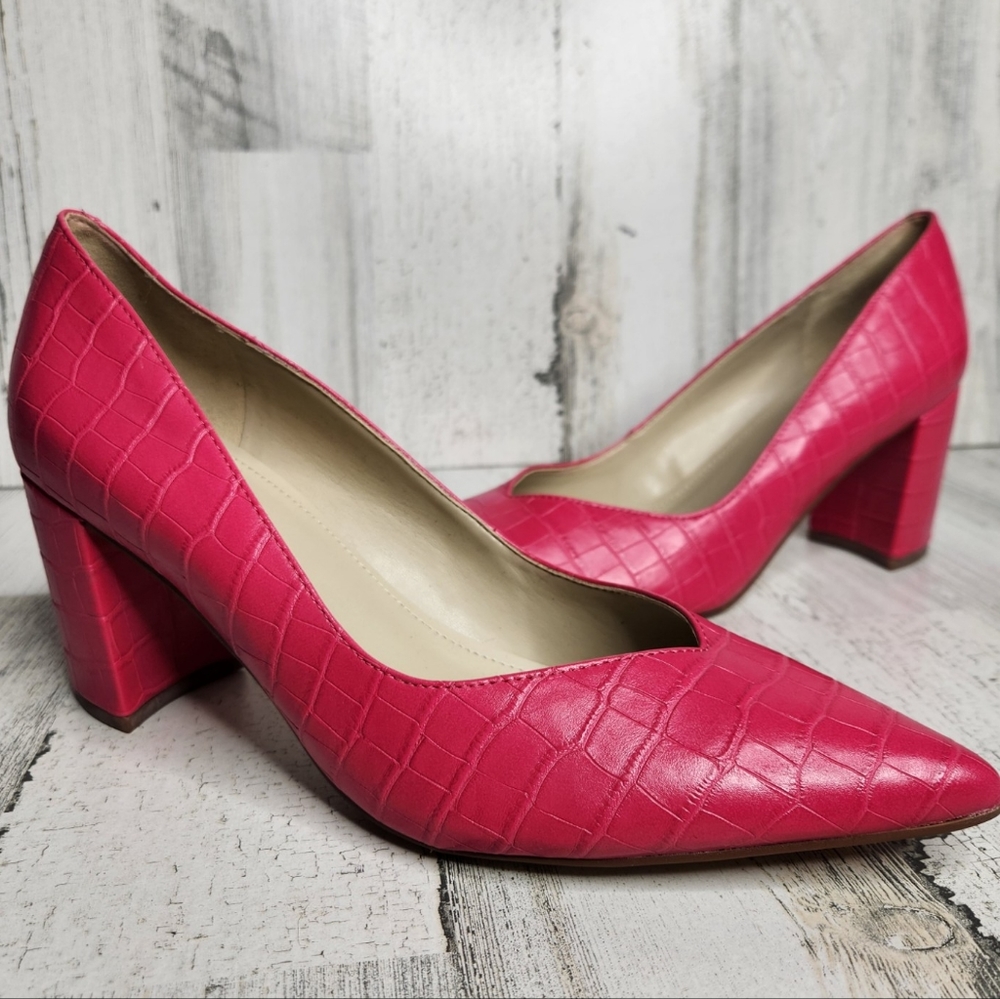 Marc Fisher Hot Pink Low Heels